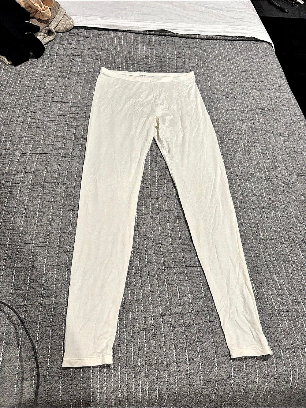 Uniqlo HEATTECH White Leggings Size Small